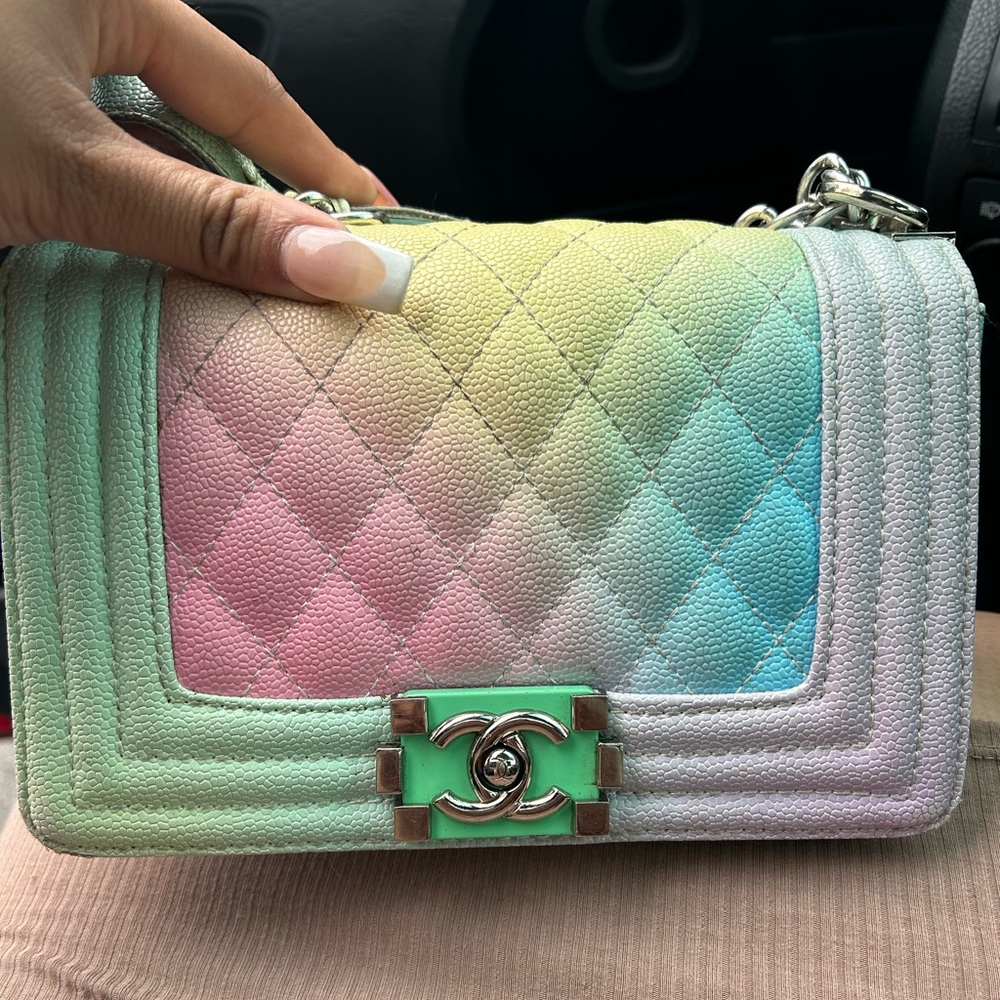 Multi color Chanel bag. Feel free to send offers